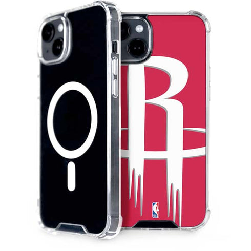 NBA Houston Rockets Large Logo iPhone 15 Plus MagSafe Case