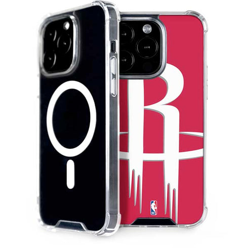 NBA Houston Rockets Large Logo iPhone 14 Pro MagSafe Case