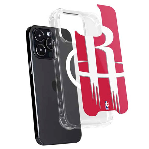 NBA Houston Rockets Large Logo iPhone 14 Pro MagSafe Case