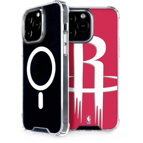 NBA Houston Rockets Large Logo iPhone 14 Pro Max MagSafe Case