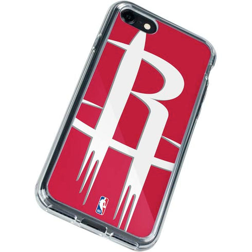 NBA Houston Rockets Large Logo iPhone SE (2nd & 3rd Gen) Clear Case