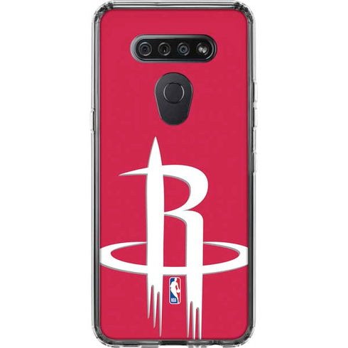 NBA Houston Rockets Large Logo LG K51/Q51 Clear Case