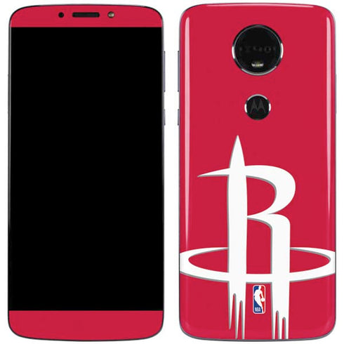 NBA Houston Rockets Large Logo Moto E5 Plus Skin