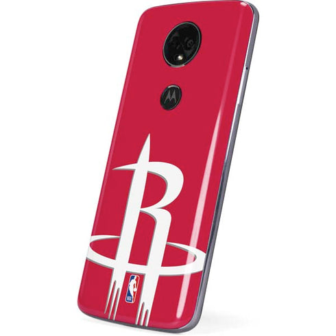 NBA Houston Rockets Large Logo Moto E5 Plus Skin