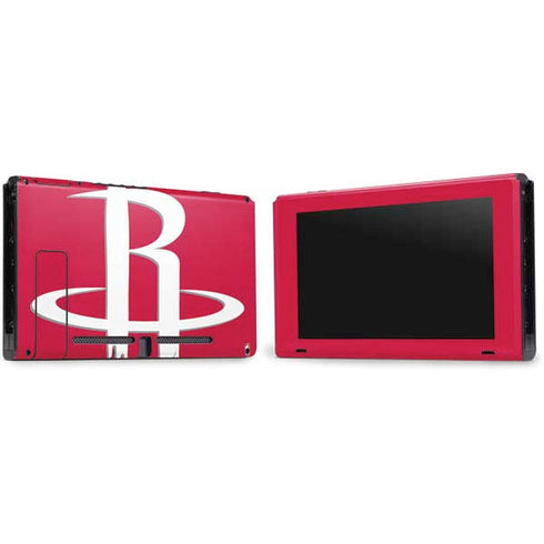 NBA Houston Rockets Large Logo Nintendo Switch Bundle Skin