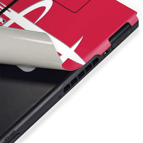 NBA Houston Rockets Large Logo Nintendo Switch Bundle Skin