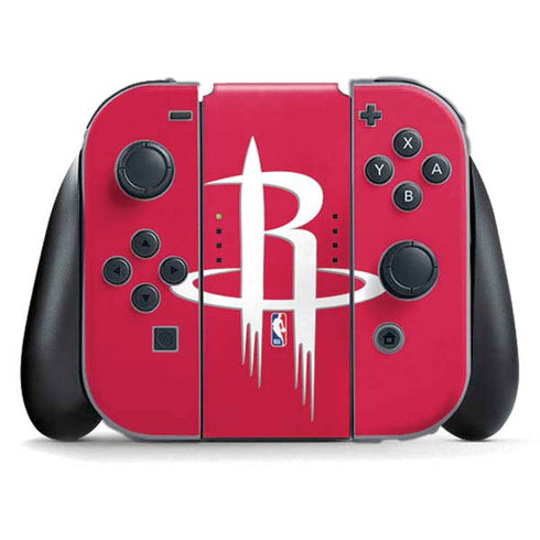 NBA Houston Rockets Large Logo Nintendo Switch (2017-2021) Joy-Con Controller Skin
