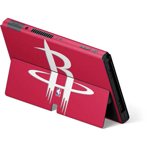NBA Houston Rockets Large Logo Nintendo Switch OLED (2021) Skin