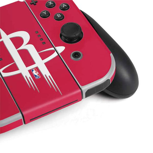 NBA Houston Rockets Large Logo Nintendo Switch OLED (2021) Skin