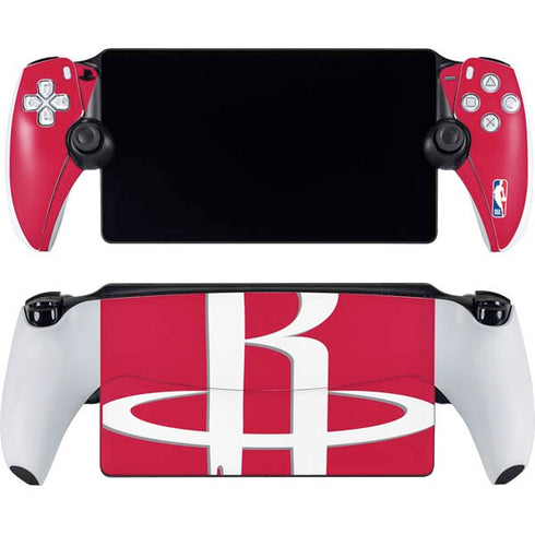 NBA Houston Rockets Large Logo PlayStation Portal Remote Player Skin