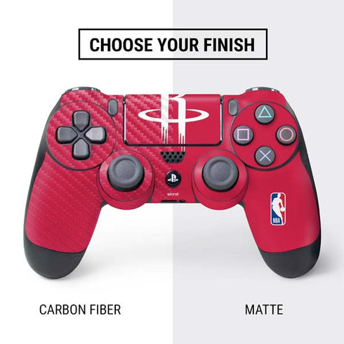 NBA Houston Rockets Large Logo PS4 Controller Skin