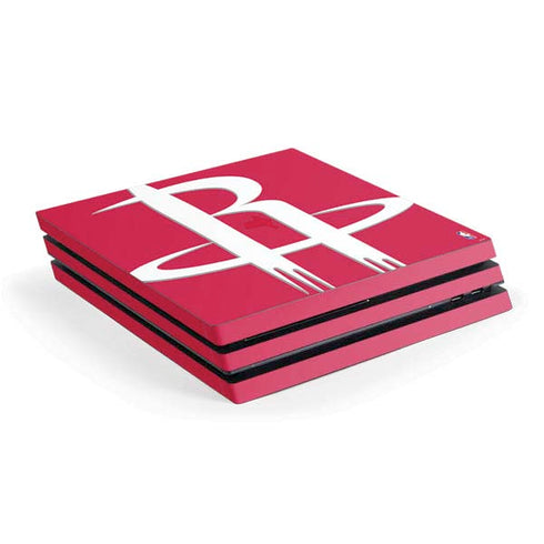 NBA Houston Rockets Large Logo PS4 Pro Console Skin