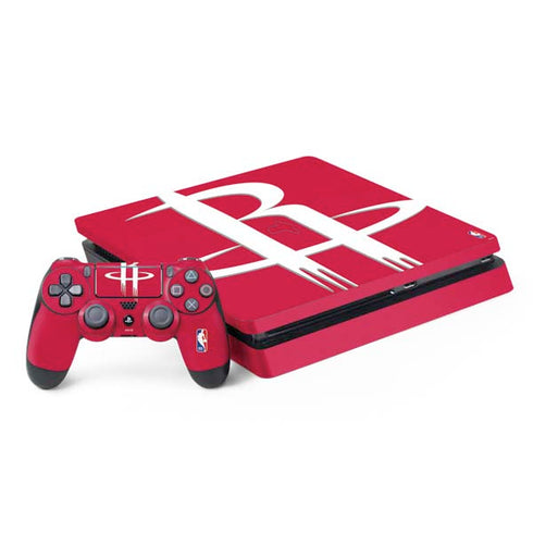 NBA Houston Rockets Large Logo PS4 Slim Bundle Skin