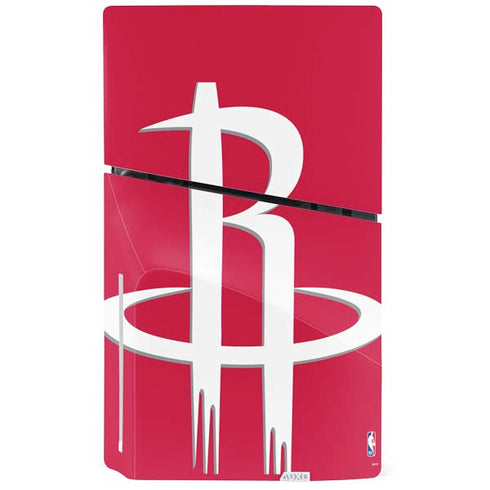 NBA Houston Rockets Large Logo PS5 Slim Disk Console Skin