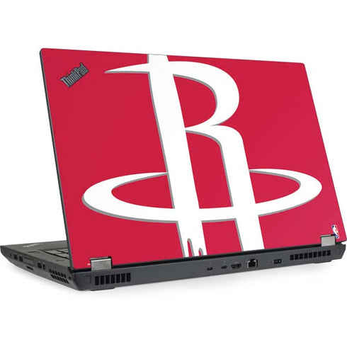NBA Houston Rockets Large Logo Lenovo ThinkPad Skin