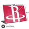 NBA Houston Rockets Large Logo Universal Laptop 18in (14.6 x 10.6in) Skin