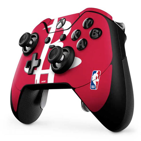 NBA Houston Rockets Large Logo Xbox One Elite Controller Skin