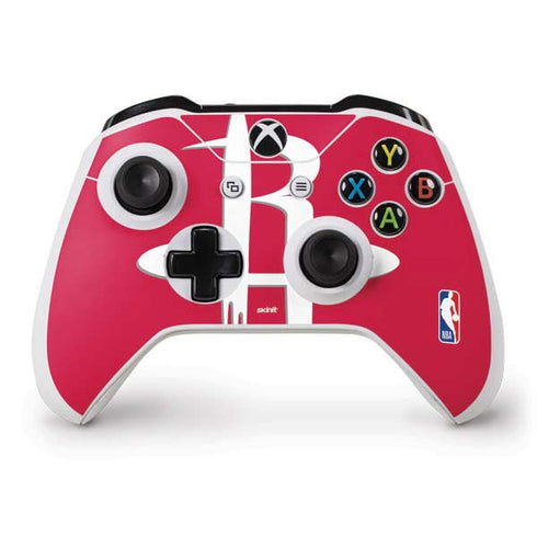 NBA Houston Rockets Large Logo Xbox One S Controller Skin