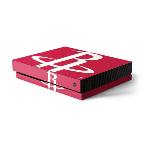 NBA Houston Rockets Large Logo Xbox One X Console Skin