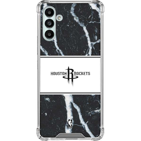 NBA Houston Rockets Marble Galaxy A13 5G Clear Case