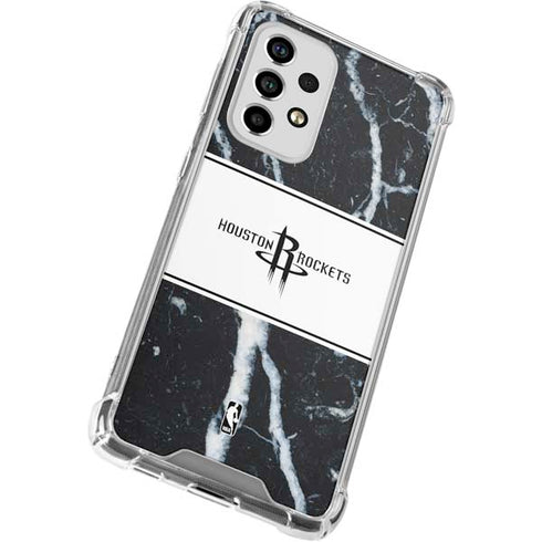 NBA Houston Rockets Marble Galaxy A33 5G Clear Case