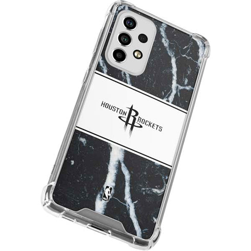 NBA Houston Rockets Marble Galaxy A53 5G Clear Case