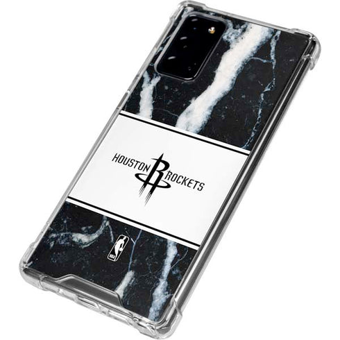 NBA Houston Rockets Marble Galaxy Note20 5G Clear Case