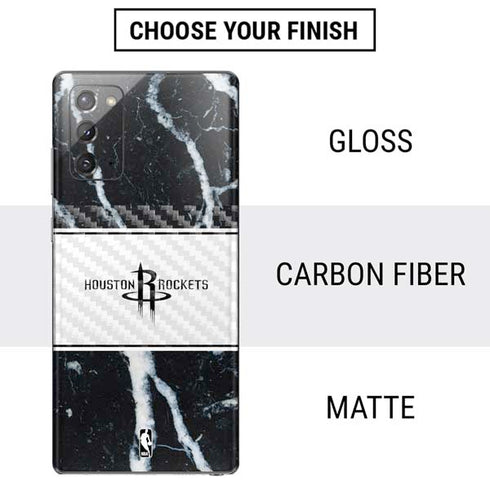 NBA Houston Rockets Marble Galaxy Note20 5G Skin
