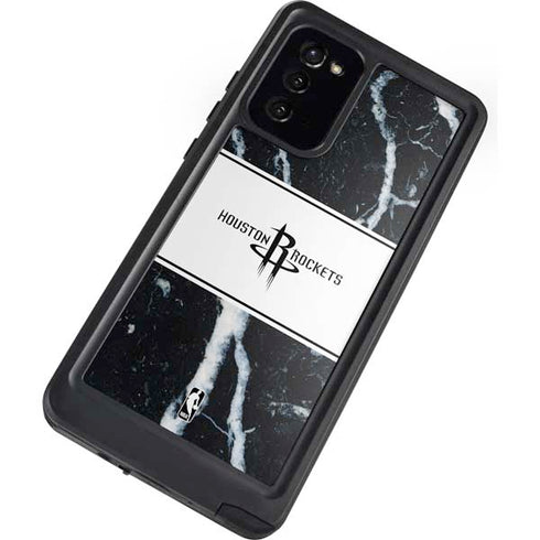 NBA Houston Rockets Marble Galaxy Note20 5G Waterproof Case