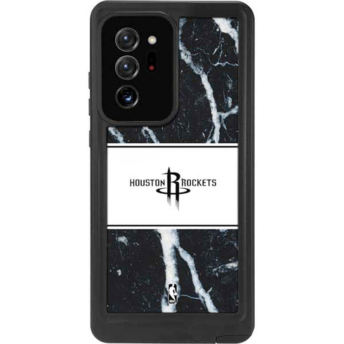 NBA Houston Rockets Marble Galaxy Note20 Ultra 5G Waterproof Case