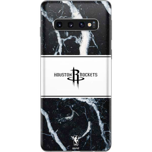 NBA Houston Rockets Marble Galaxy S10 Skin