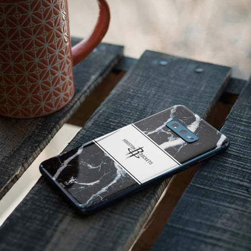 NBA Houston Rockets Marble Galaxy S10e Skin