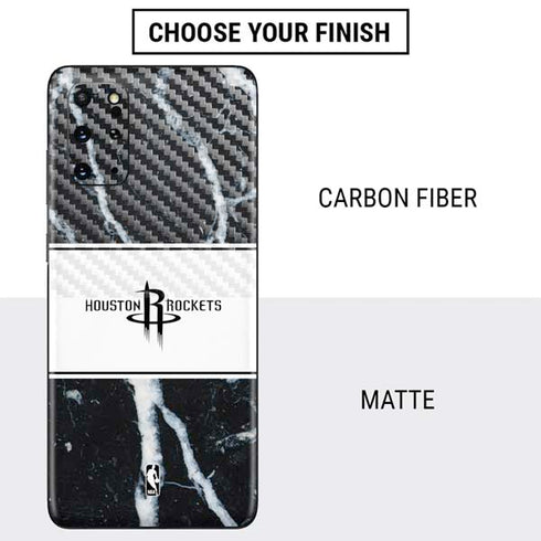 NBA Houston Rockets Marble Galaxy S20 Plus Skin