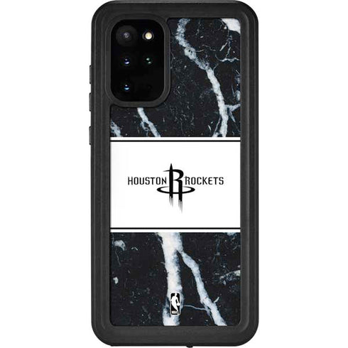 NBA Houston Rockets Marble Galaxy S20 Plus Waterproof Case