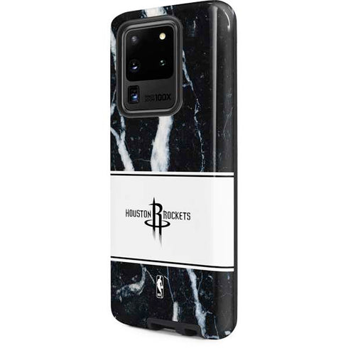 NBA Houston Rockets Marble Galaxy S20 Ultra 5G Pro Case