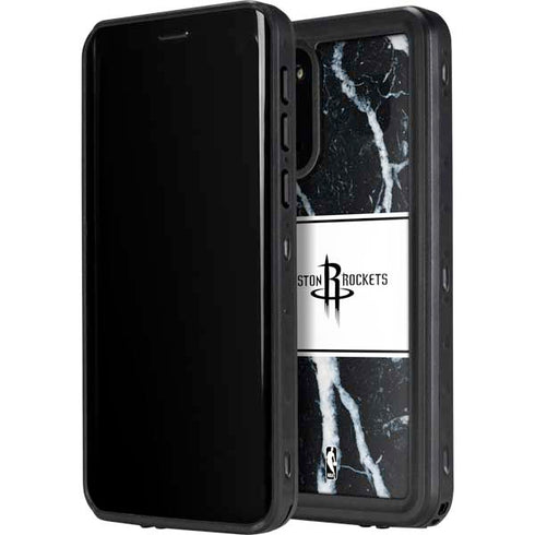 NBA Houston Rockets Marble Galaxy S20 Waterproof Case