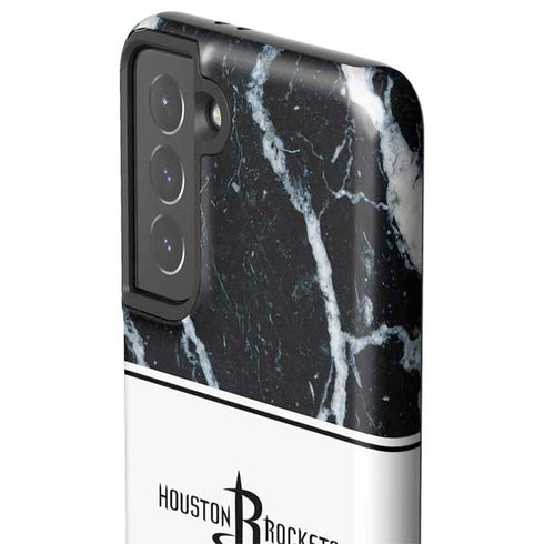 NBA Houston Rockets Marble Galaxy S21 5G Pro Case