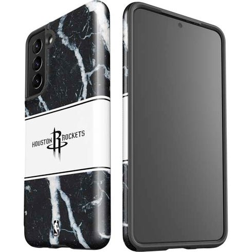 NBA Houston Rockets Marble Galaxy S21 5G Pro Case