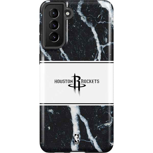 NBA Houston Rockets Marble Galaxy S21 Plus 5G Pro Case