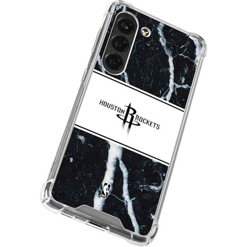 NBA Houston Rockets Marble Galaxy S23 Clear Case