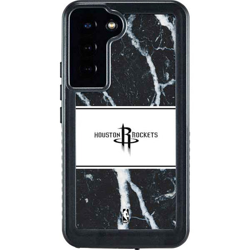 NBA Houston Rockets Marble Galaxy S23 Plus Waterproof Case