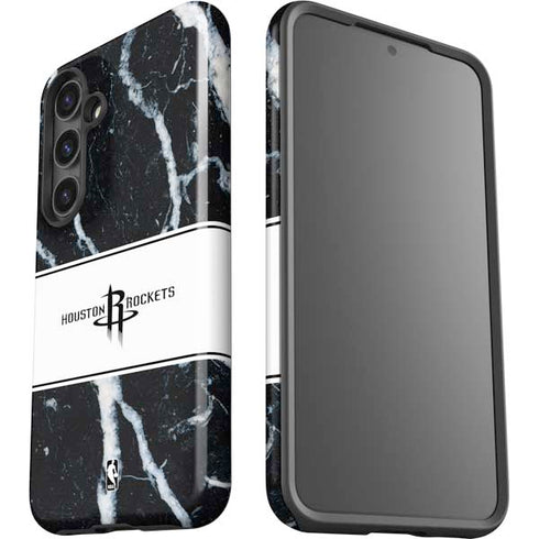 NBA Houston Rockets Marble Galaxy S24 Plus Impact Case