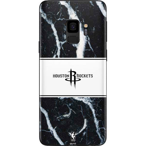 NBA Houston Rockets Marble Galaxy S9 Skin