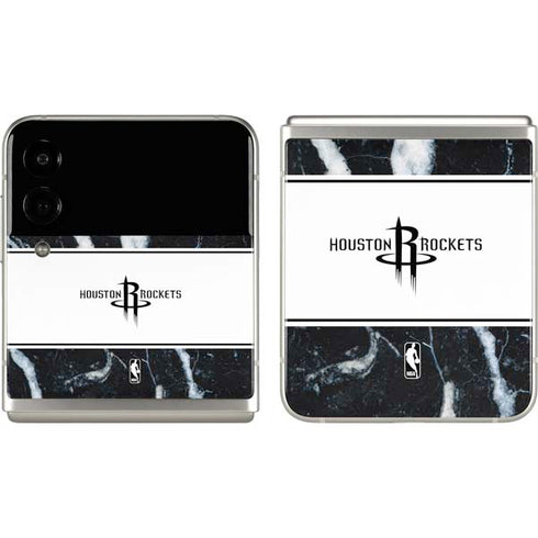 NBA Houston Rockets Marble Galaxy Z Flip3 5G Skin