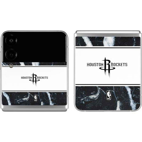 NBA Houston Rockets Marble Galaxy Z Flip4 5G Skin