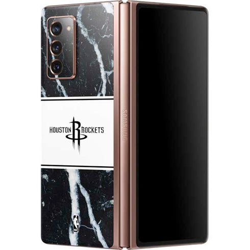 NBA Houston Rockets Marble Galaxy Z Fold2 5G Skin
