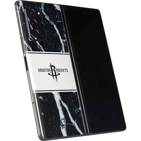 NBA Houston Rockets Marble Galaxy Z Fold2 5G Skin