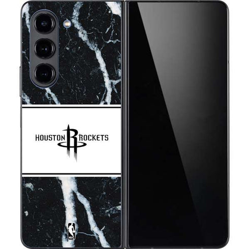 NBA Houston Rockets Marble Galaxy Z Fold5 5G Skin