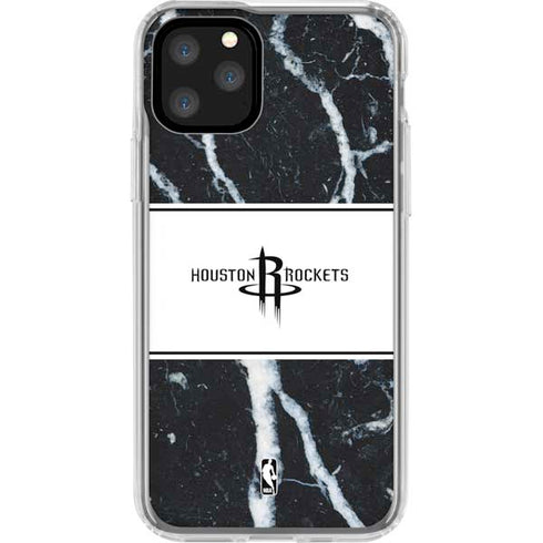 NBA Houston Rockets Marble iPhone 11 Pro Clear Case