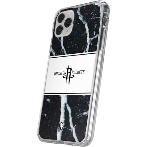 NBA Houston Rockets Marble iPhone 11 Pro Clear Case